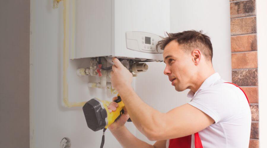 Local tankless water heater installation in Bellevue, NE